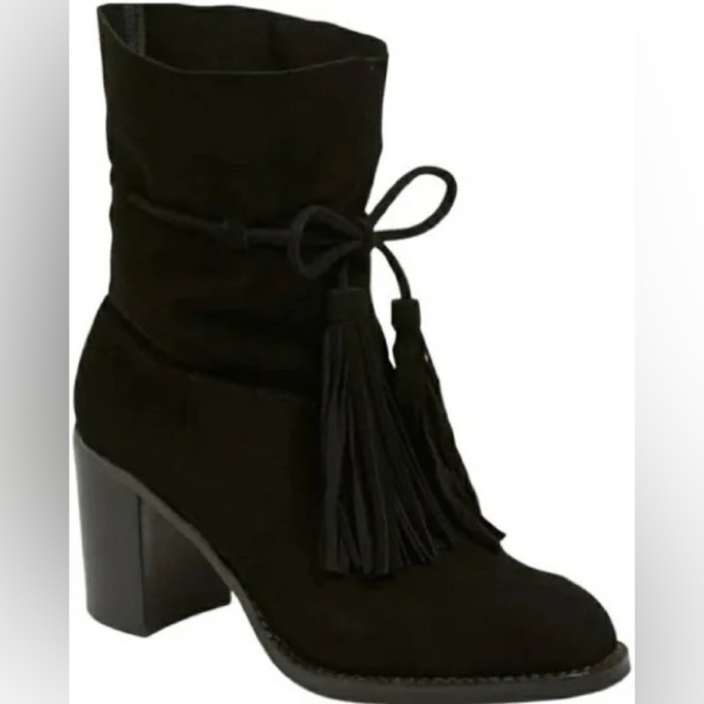 Jeffrey Campbell-La Forge -Black Tassel boots - Picture 3 of 9